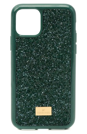 Мужской чехол для iphone 11 pro max glam rock SWAROVSKI зеленого цвета по цене 5980 руб., арт. 5552654 | Фото 1 Мужской чехол для iphone 11 pro max glam rock SWAROVSKI зеленого цвета, арт. 5552654 | Фото 1