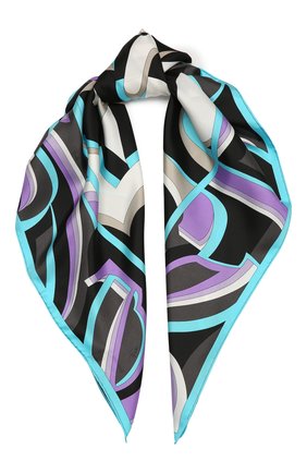 Женский шелковый платок EMILIO PUCCI коричневого цвета по цене 29600 руб., арт. 0UGB32/0UE32 | Фото 1 Женский шелковый платок EMILIO PUCCI коричневого цвета, арт. 0UGB32/0UE32 | Фото 1