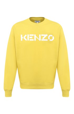 Мужской хлопковый свитшот KENZO желтого цвета по цене 20600 руб., арт. FA65SW0004MD | Фото 1 Мужской хлопковый свитшот KENZO желтого цвета, арт. FA65SW0004MD | Фото 1
