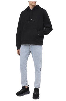 Мужской хлопковое худи KENZO черного цвета по цене 34150 руб., арт. FA65SW3134XI | Фото 2 Мужской хлопковое худи KENZO черного цвета, арт. FA65SW3134XI | Фото 2