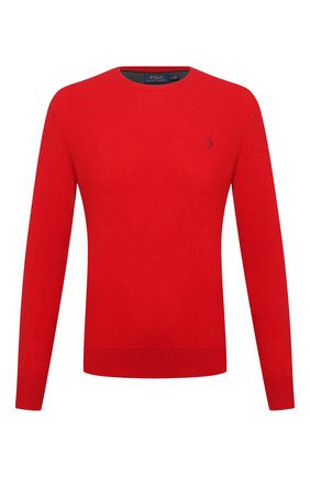 Мужской шерстяной джемпер POLO RALPH LAUREN красного цвета по цене 16050 руб., арт. 710667378 | Фото 1 Мужской шерстяной джемпер POLO RALPH LAUREN красного цвета, арт. 710667378 | Фото 1