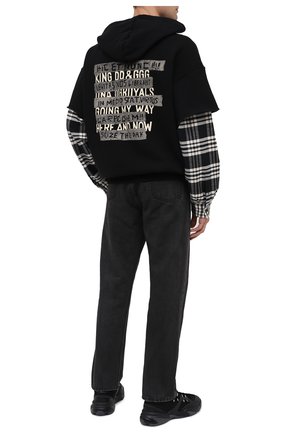 Мужской хлопковое худи DOLCE & GABBANA черного цвета по цене 69950 руб., арт. G9TE7Z/FU77G | Фото 2 Мужской хлопковое худи DOLCE & GABBANA черного цвета, арт. G9TE7Z/FU77G | Фото 2