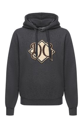 Мужской хлопковое худи DOLCE & GABBANA темно-серого цвета по цене 73400 руб., арт. G90F9Z/G7XSI | Фото 1 Мужской хлопковое худи DOLCE & GABBANA темно-серого цвета, арт. G90F9Z/G7XSI | Фото 1