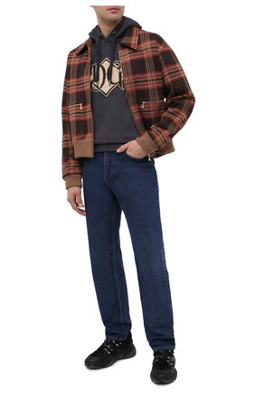 Мужской хлопковое худи DOLCE & GABBANA темно-серого цвета по цене 73400 руб., арт. G90F9Z/G7XSI | Фото 2 Мужской хлопковое худи DOLCE & GABBANA темно-серого цвета, арт. G90F9Z/G7XSI | Фото 2
