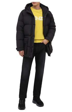 Мужская пуховик kenzo sport KENZO черного цвета по цене 73650 руб., арт. FA650U5291N0 | Фото 2 Мужская пуховик kenzo sport KENZO черного цвета, арт. FA650U5291N0 | Фото 2