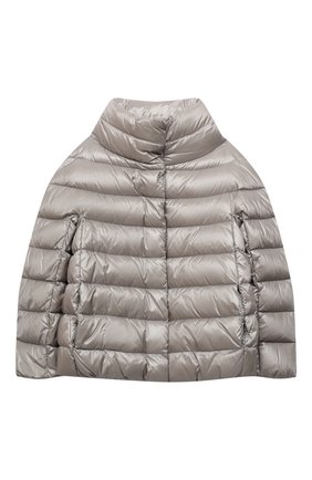 Детского пуховая куртка HERNO серого цвета по цене 33850 руб., арт. PI0040G/12017/4A-8A | Фото 1 Детского пуховая куртка HERNO серого цвета, арт. PI0040G/12017/4A-8A | Фото 1
