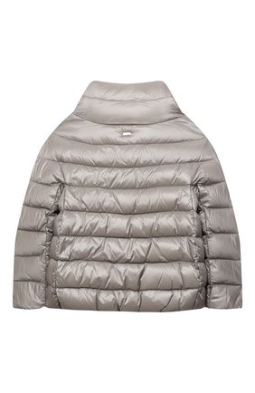 Детского пуховая куртка HERNO серого цвета по цене 33850 руб., арт. PI0040G/12017/4A-8A | Фото 2 Детского пуховая куртка HERNO серого цвета, арт. PI0040G/12017/4A-8A | Фото 2