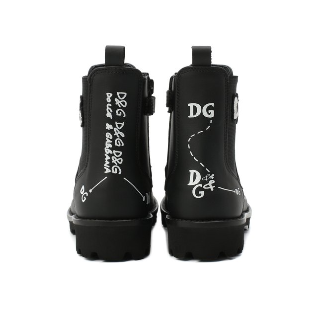 Кожаные ботинки Dolce & Gabbana D10983/AH813/37-39 Фото 5