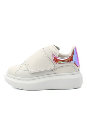 Детские кожаные кеды ALEXANDER MCQUEEN белого цвета по цене 24100 руб., арт. 634736/WHX1J | Фото 2 Детские кожаные кеды ALEXANDER MCQUEEN белого цвета, арт. 634736/WHX1J | Фото 2