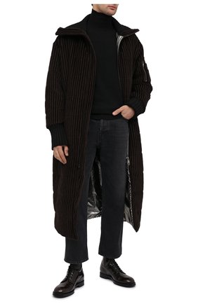 Мужские кожаные ботинки DOLCE & GABBANA темно-коричневого цвета по цене 95500 руб., арт. A60318/A1203 | Фото 2 Мужские кожаные ботинки DOLCE & GABBANA темно-коричневого цвета, арт. A60318/A1203 | Фото 2