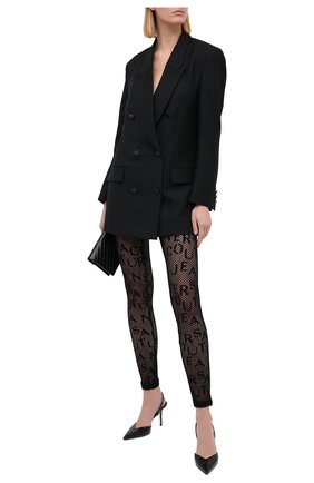 Женские леггинсы VERSACE JEANS COUTURE черного цвета по цене 23600 руб., арт. D5HZB162-ZDM101/04889 | Фото 2 Женские леггинсы VERSACE JEANS COUTURE черного цвета, арт. D5HZB162-ZDM101/04889 | Фото 2