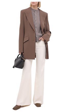 Женский кашемировый кардиган EXTREME CASHMERE коричневого цвета по цене 35750 руб., арт. 140/LITTLE GAME | Фото 2 Женский кашемировый кардиган EXTREME CASHMERE коричневого цвета, арт. 140/LITTLE GAME | Фото 2