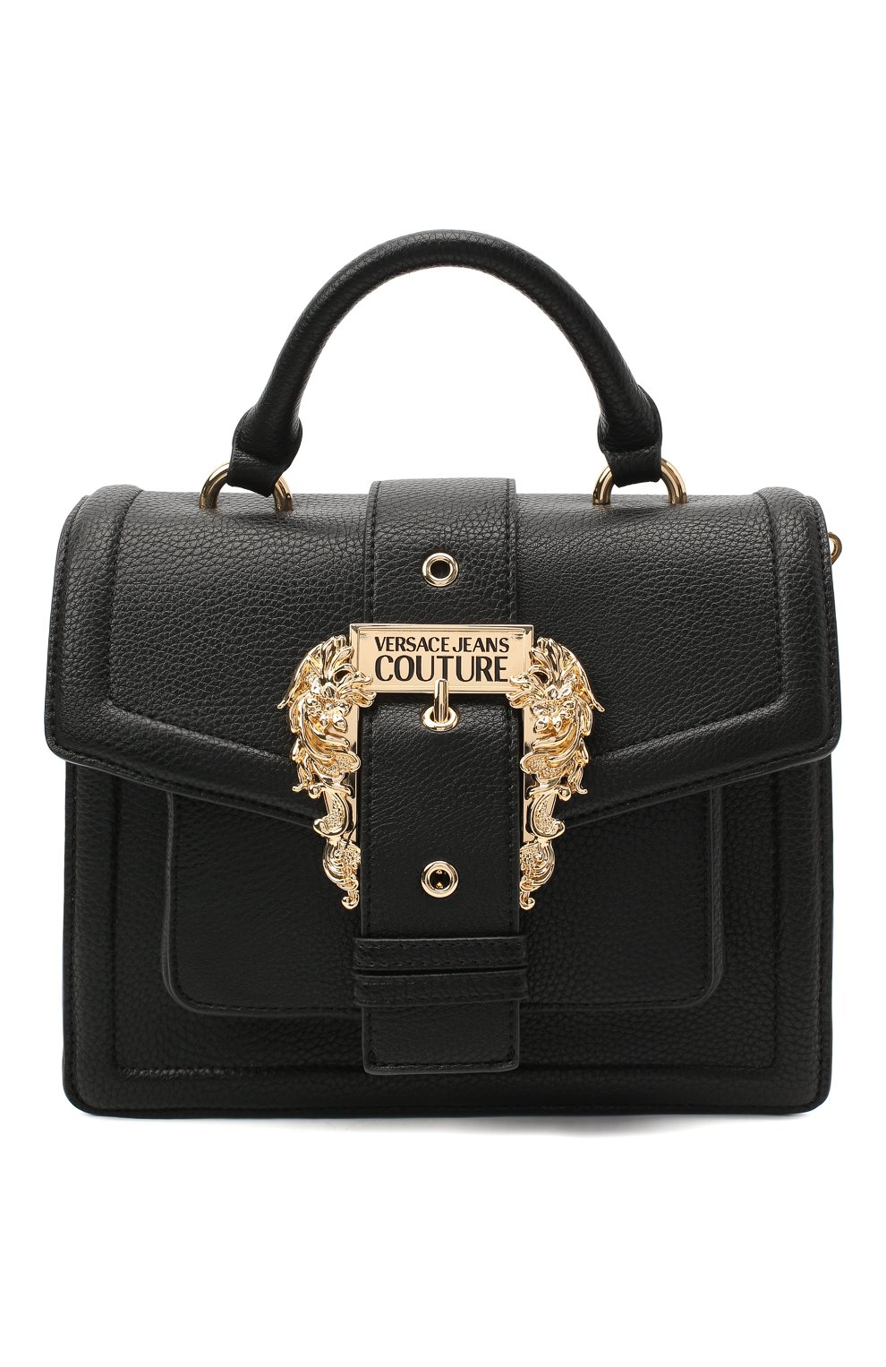 Женская черная сумка VERSACE JEANS COUTURE — купить в интернет-магазине ЦУМ, арт. E1VZABF5-LINEA