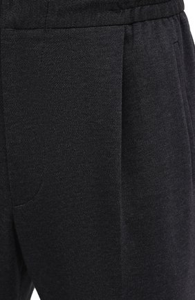 Мужские хлопковые брюки KNT серого цвета, арт. UPS0102J02T31 | Фото 5 (Длина (брюки, джинсы): Стандартные; Случай: Повседневный; Региональные ограничения белый список (Axapta Mercury): RU; Материал внешний: Хлопок; Стили: Кэжуэл)