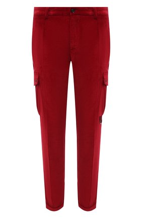 Мужские хлопковые брюки-карго DOLCE & GABBANA красного цвета по цене 78500 руб., арт. GWQ1ET/FUVK5 | Фото 1 Мужские хлопковые брюки-карго DOLCE & GABBANA красного цвета, арт. GWQ1ET/FUVK5 | Фото 1