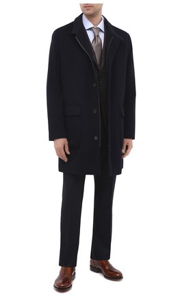 Мужская хлопковая сорочка BRIONI голубого цвета по цене 55050 руб., арт. RCB10M/P7003 | Фото 2 Мужская хлопковая сорочка BRIONI голубого цвета, арт. RCB10M/P7003 | Фото 2