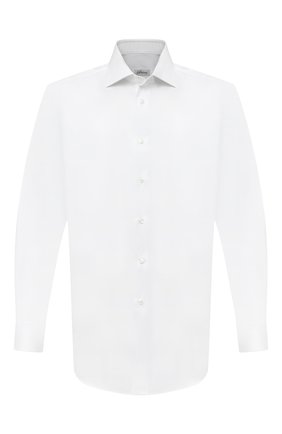 Мужская хлопковая сорочка BRIONI белого цвета по цене 39950 руб., арт. RCB10L/PZ003 | Фото 1 Мужская хлопковая сорочка BRIONI белого цвета, арт. RCB10L/PZ003 | Фото 1 (Материал внешний: Хлопок; Длина (для топов): Стандартные; Рукава: Длинные; Случай: Формальный; Стили: Классический)