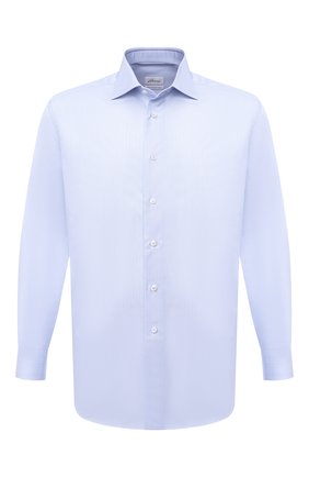 Мужская хлопковая сорочка BRIONI голубого цвета по цене 49400 руб., арт. RCB10L/0905F | Фото 1 Мужская хлопковая сорочка BRIONI голубого цвета, арт. RCB10L/0905F | Фото 1