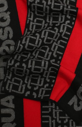 Мужской шерстяной шарф DSQUARED2 черного цвета по цене 23450 руб., арт. KNM0045 01W03172 | Фото 2 Мужской шерстяной шарф DSQUARED2 черного цвета, арт. KNM0045 01W03172 | Фото 2
