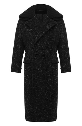 Мужской пальто из шерсти и хлопка DOLCE & GABBANA серого цвета по цене 277500 руб., арт. G024TT/FMMF3 | Фото 1 Мужской пальто из шерсти и хлопка DOLCE & GABBANA серого цвета, арт. G024TT/FMMF3 | Фото 1
