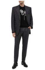 Мужские шерс�тяные брюки MARCO PESCAROLO темно-серого цвета, арт. CHIAIA/4231 | Фото 2 (Материал внешний: Шерсть; Длина (брюки, джинсы): Стандартные; Стили: Классический; Случай: Формальный)