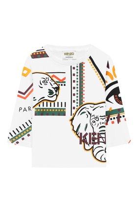 Детский хлопковый лонгслив KENZO разноцветного цвета по цене 5940 руб., арт. KR10588-BB | Фото 1 Детский хлопковый лонгслив KENZO разноцветного цвета, арт. KR10588-BB | Фото 1 (Материал внешний: Хлопок; Рукава: Длинные; Ростовка одежда: 9 мес | 74 см, 12 мес | 80 см, 18 мес | 86 см, 36 мес | 98 см, 6 мес | 68 см)