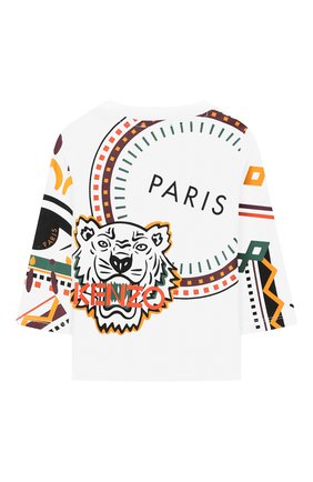 Детский хлопковый лонгслив KENZO разноцветного цвета по цене 5940 руб., арт. KR10588-BB | Фото 2 Детский хлопковый лонгслив KENZO разноцветного цвета, арт. KR10588-BB | Фото 2 (Материал внешний: Хлопок; Рукава: Длинные; Ростовка одежда: 9 мес | 74 см, 12 мес | 80 см, 18 мес | 86 см, 36 мес | 98 см, 6 мес | 68 см)