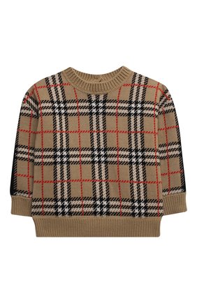 Детский шерстяной пуловер BURBERRY разноцветного цвета по цене 23100 руб., арт. 8031425 | Фото 1 Детский шерстяной пуловер BURBERRY разноцветного цвета, арт. 8031425 | Фото 1