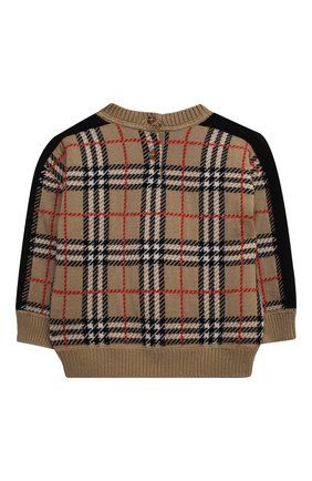 Детский шерстяной пуловер BURBERRY разноцветного цвета по цене 23100 руб., арт. 8031425 | Фото 2 Детский шерстяной пуловер BURBERRY разноцветного цвета, арт. 8031425 | Фото 2