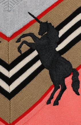 Детский шерстяной пуловер BURBERRY разноцветного цвета по цене 32300 руб., арт. 8032584 | Фото 3 Детский шерстяной пуловер BURBERRY разноцветного цвета, арт. 8032584 | Фото 3