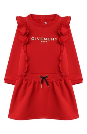 Женский хлопковое платье GIVENCHY красного цвета по цене 19960 руб., арт. H02061 | Фото 1 Женский хлопковое платье GIVENCHY красного цвета, арт. H02061 | Фото 1