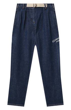 Детские джинсы GIVENCHY синего цвета по цене 25600 руб., арт. H14106 | Фото 1 Детские джинсы GIVENCHY синего цвета, арт. H14106 | Фото 1