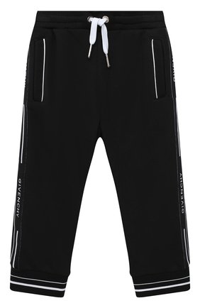 Детские брюки GIVENCHY черного цвета по цене 19950 руб., арт. H04082 | Фото 1 Детские брюки GIVENCHY черного цвета, арт. H04082 | Фото 1 (Материал внешний: Синтетический материал; Кросс-КТ НВ: Брюки; Ростовка одежда: 12 мес | 80 см, 18 мес | 86 см, 24 мес | 92 см, 36 мес | 98 см, 6 мес | 68 см, 9 мес | 74 см)