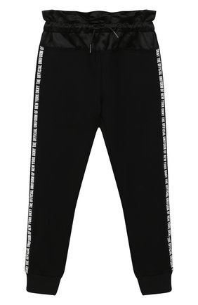 Детские джоггеры DKNY черного цвета по цене 10260 руб., арт. D34997 | Фото 1 Детские джоггеры DKNY черного цвета, арт. D34997 | Фото 1