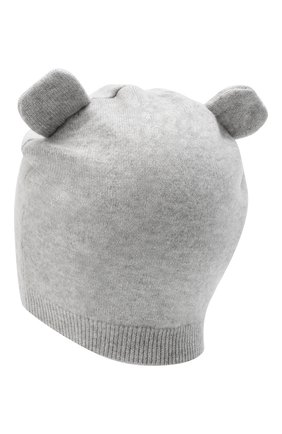 Детского кашемировая шапка GIORGETTI CASHMERE темно-серого цвета по цене 6920 руб., арт. MB1678/4A | Фото 2 Детского кашемировая шапка GIORGETTI CASHMERE темно-серого цвета, арт. MB1678/4A | Фото 2