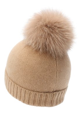 Детского кашемировая шапка GIORGETTI CASHMERE бежевого цвета по цене 11300 руб., арт. MB1693/TU/12A | Фото 2 Детского кашемировая шапка GIORGETTI CASHMERE бежевого цвета, арт. MB1693/TU/12A | Фото 2 (Материал: Шерсть, Кашемир)