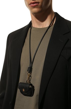 Кожаный чехол для airpods pro TOM FORD черного цвета по цене 52850 руб., арт. Y0304T-LCL081 | Фото 3 Кожаный чехол для airpods pro TOM FORD черного цвета, арт. Y0304T-LCL081 | Фото 3 (Материал: Натуральная кожа; Женское Кросс-КТ: Кожа AirPods)