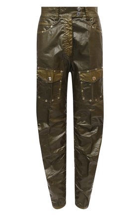 Женские брюки DRIES VAN NOTEN хаки цвета по цене 66800 руб., арт. 202-30978-1176 | Фото 1 Женские брюки DRIES VAN NOTEN хаки цвета, арт. 202-30978-1176 | Фото 1