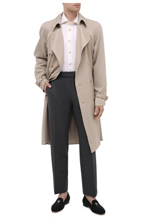 Мужские текстильные лоферы RALPH LAUREN темно-серого цвета по цене 69150 руб., арт. 815815811 | Фото 2 Мужские текстильные лоферы RALPH LAUREN темно-серого цвета, арт. 815815811 | Фото 2 (Материал внешний: Текстиль; Материал внутренний: Натуральная кожа; Мужское Кросс-КТ: Лоферы-обувь; Стили: Кэжуэл)