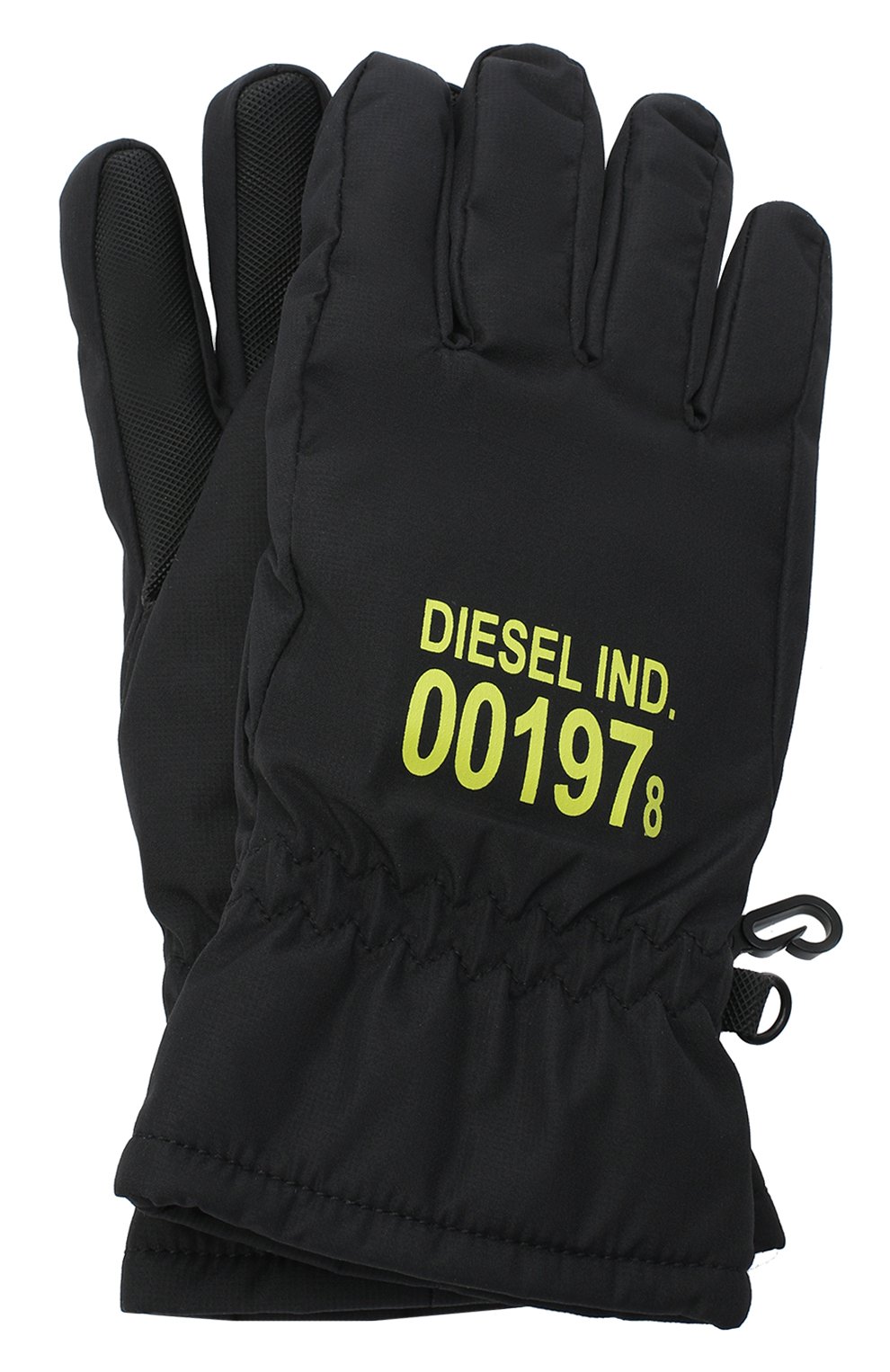 Детские перчатки DIESEL черного цвета, арт. 00J52V-KXB4V | Фото 1