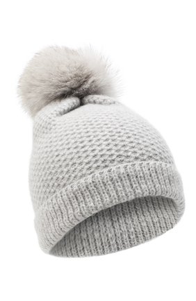 Детского кашемировая шапка GIORGETTI CASHMERE светло-серого цвета по цене 11750 руб., арт. MB1695/V0LPE/12A | Фото 1 Детского кашемировая шапка GIORGETTI CASHMERE светло-серого цвета, арт. MB1695/V0LPE/12A | Фото 1 (Материал: Кашемир, Шерсть)