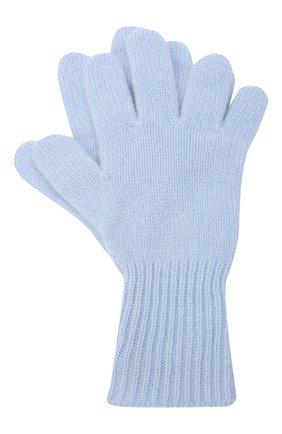 Детские кашемировые перчатки GIORGETTI CASHMERE голубого цвета по цене 7350 руб., арт. MB1699/12A | Фото 1 Детские кашемировые перчатки GIORGETTI CASHMERE голубого цвета, арт. MB1699/12A | Фото 1