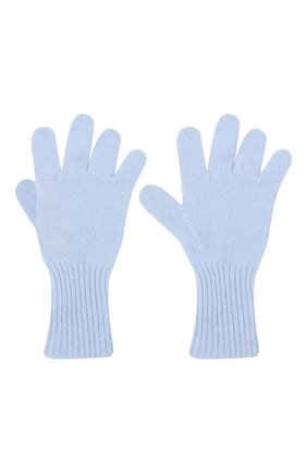 Детские кашемировые перчатки GIORGETTI CASHMERE голубого цвета по цене 7350 руб., арт. MB1699/12A | Фото 2 Детские кашемировые перчатки GIORGETTI CASHMERE голубого цвета, арт. MB1699/12A | Фото 2