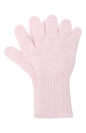 Детские кашемировые перчатки GIORGETTI CASHMERE розового цвета, арт. MB1699/4A | Фото 1 (Материал: Шерсть, Кашемир, Текстиль)