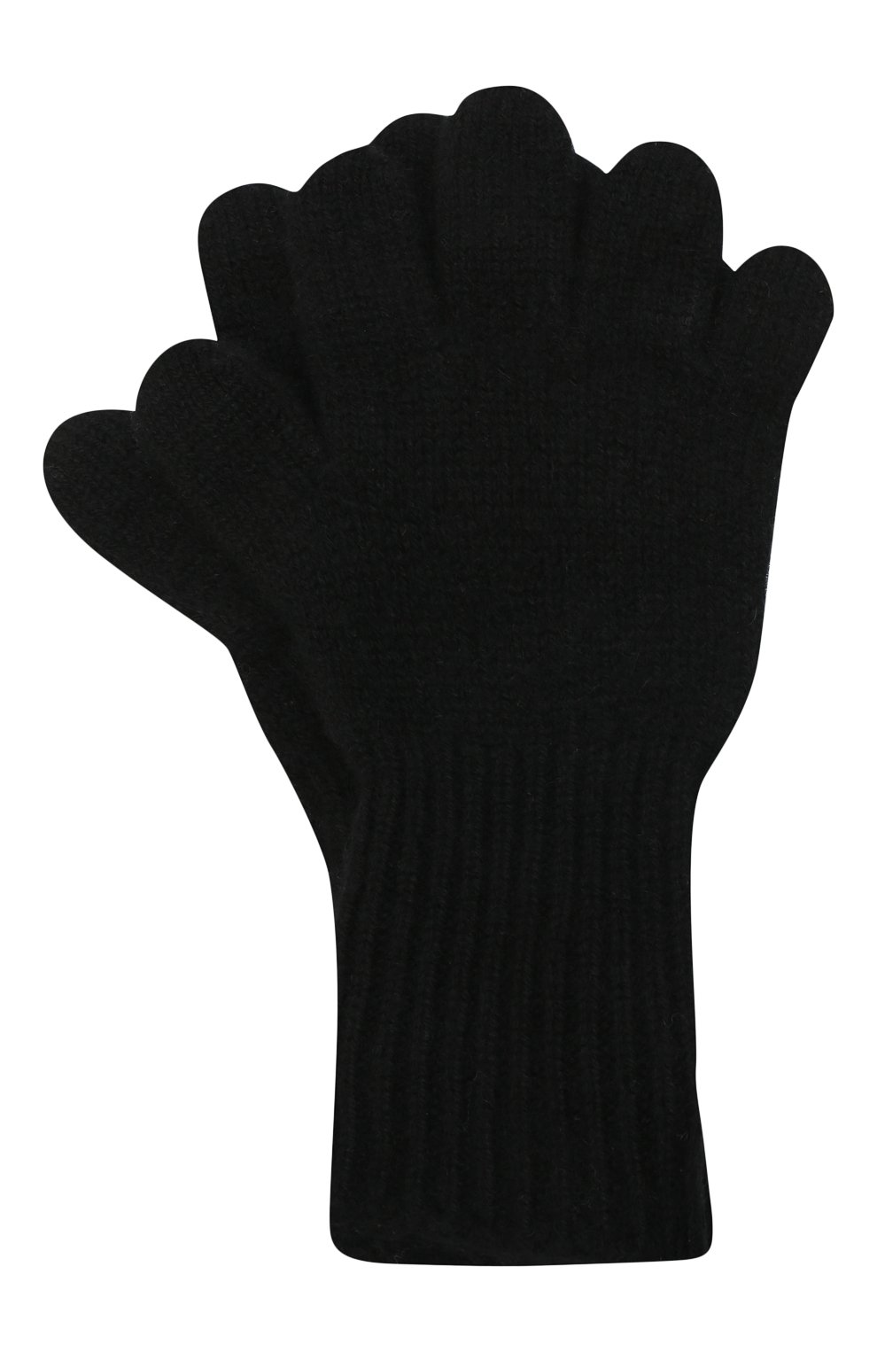 Детские кашемировые перчатки GIORGETTI CASHMERE черного цвета, арт. MB1699/4A | Фото 1