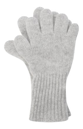 Детские кашемировые перчатки GIORGETTI CASHMERE светло-серого цвета, арт. MB1699/4A | Фото 1 (Материал: Кашемир, Шерсть, Текстиль)