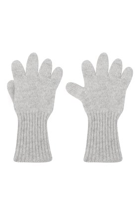 Детские кашемировые перчатки GIORGETTI CASHMERE светло-серого цвета, арт. MB1699/4A | Фото 2 (Материал: Кашемир, Шерсть, Текстиль)