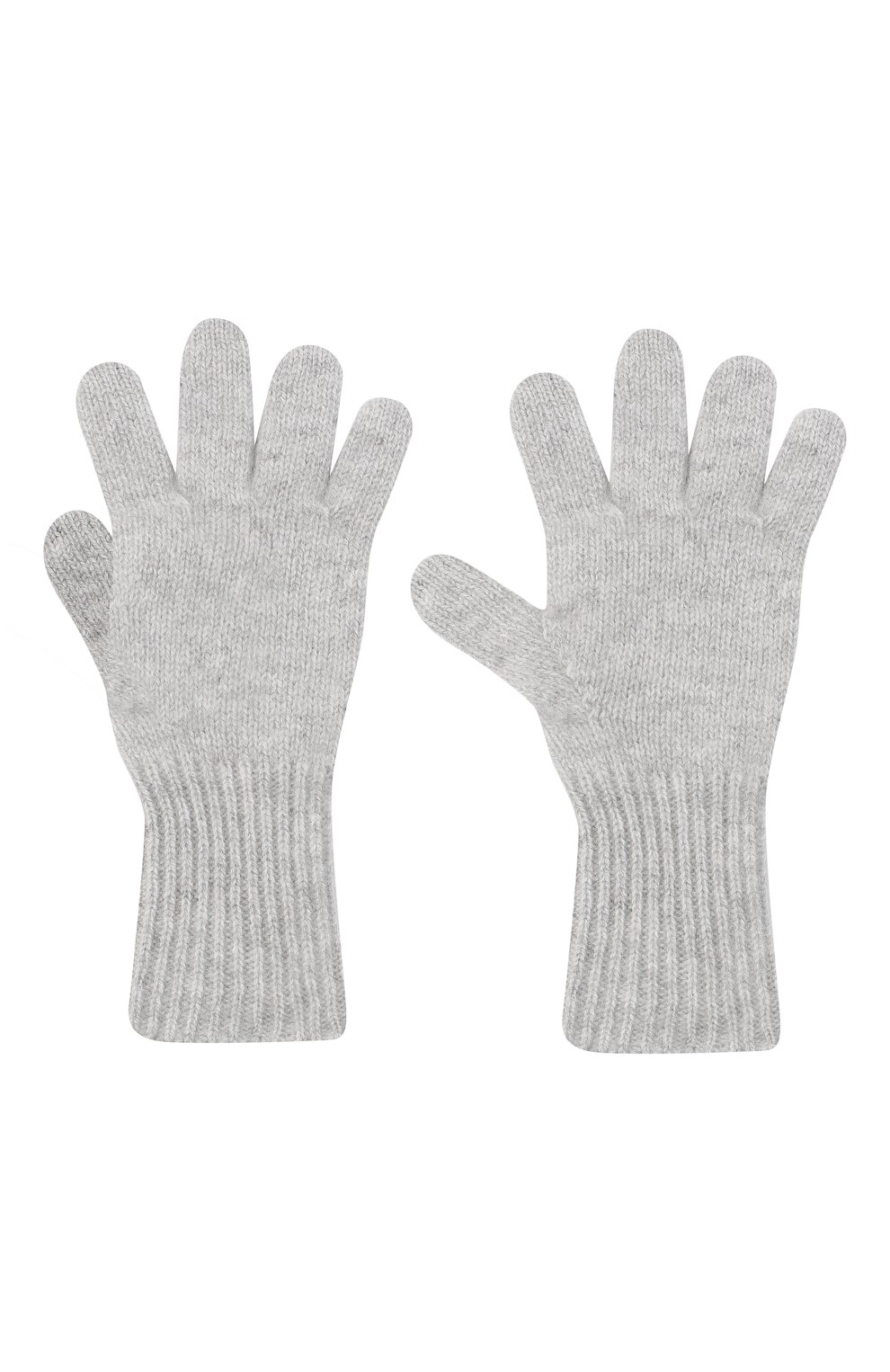 Детские кашемировые перчатки GIORGETTI CASHMERE светло-серого цвета по цене 6540 руб., арт. MB1699/8A | Фото 2 Детские кашемировые перчатки GIORGETTI CASHMERE светло-серого цвета, арт. MB1699/8A | Фото 2