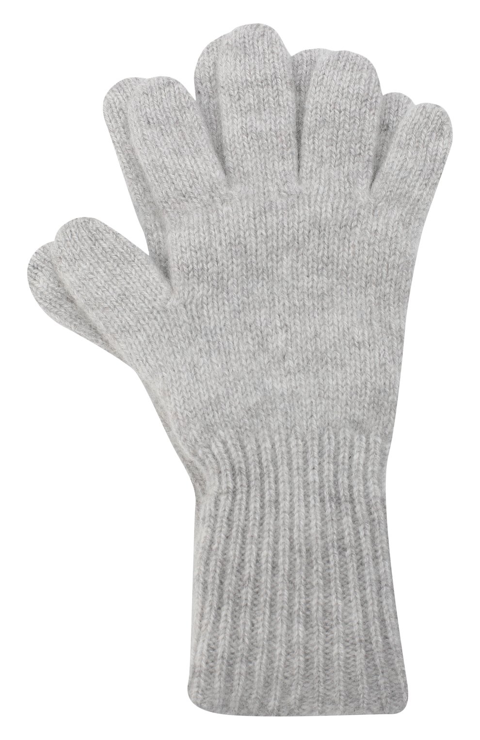Детские кашемировые перчатки GIORGETTI CASHMERE светло-серого цвета, арт. MB1699/8A | Фото 1 (Материал: Текстиль, Кашемир, Шерсть)