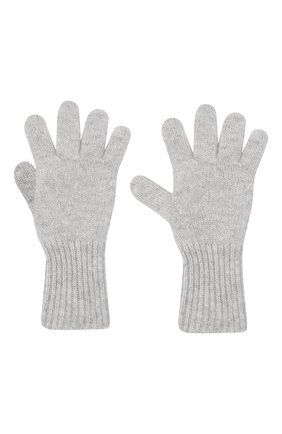 Детские кашемировые перчатки GIORGETTI CASHMERE светло-серого цвета по цене 7615 руб., арт. MB1699/8A | Фото 2 Детские кашемировые перчатки GIORGETTI CASHMERE светло-серого цвета, арт. MB1699/8A | Фото 2 (Материал: Шерсть, Кашемир, Текстиль)